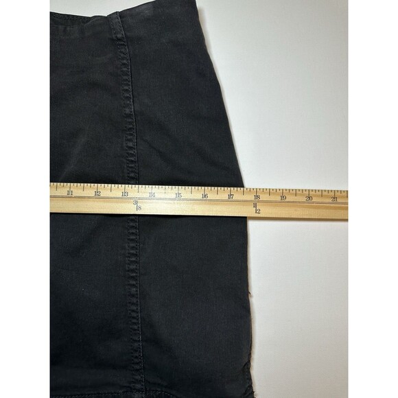 Free People‎ Modern Femme Denim Stretch Mini Skirt Washed Black Women's 8 - Picture 9 of 9